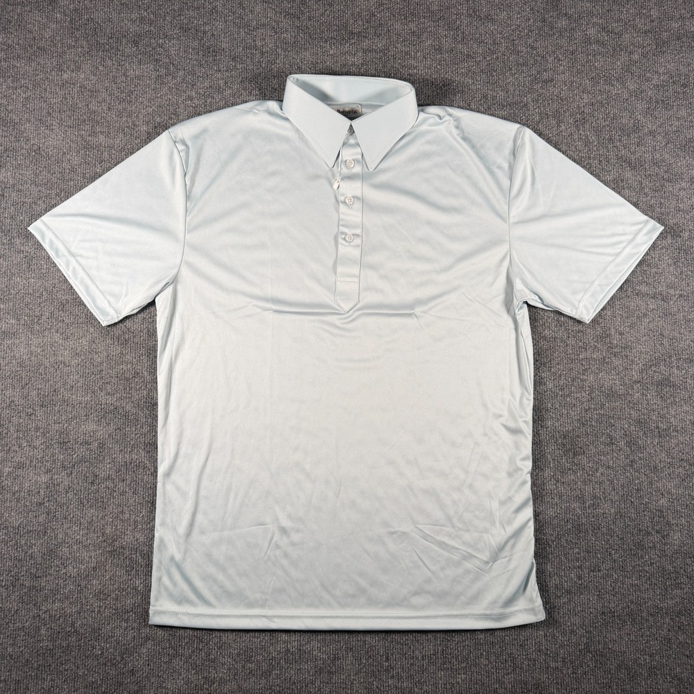 Collars & Co - Semi-Spread Collar Polo - Large - Light Blue - NWOT